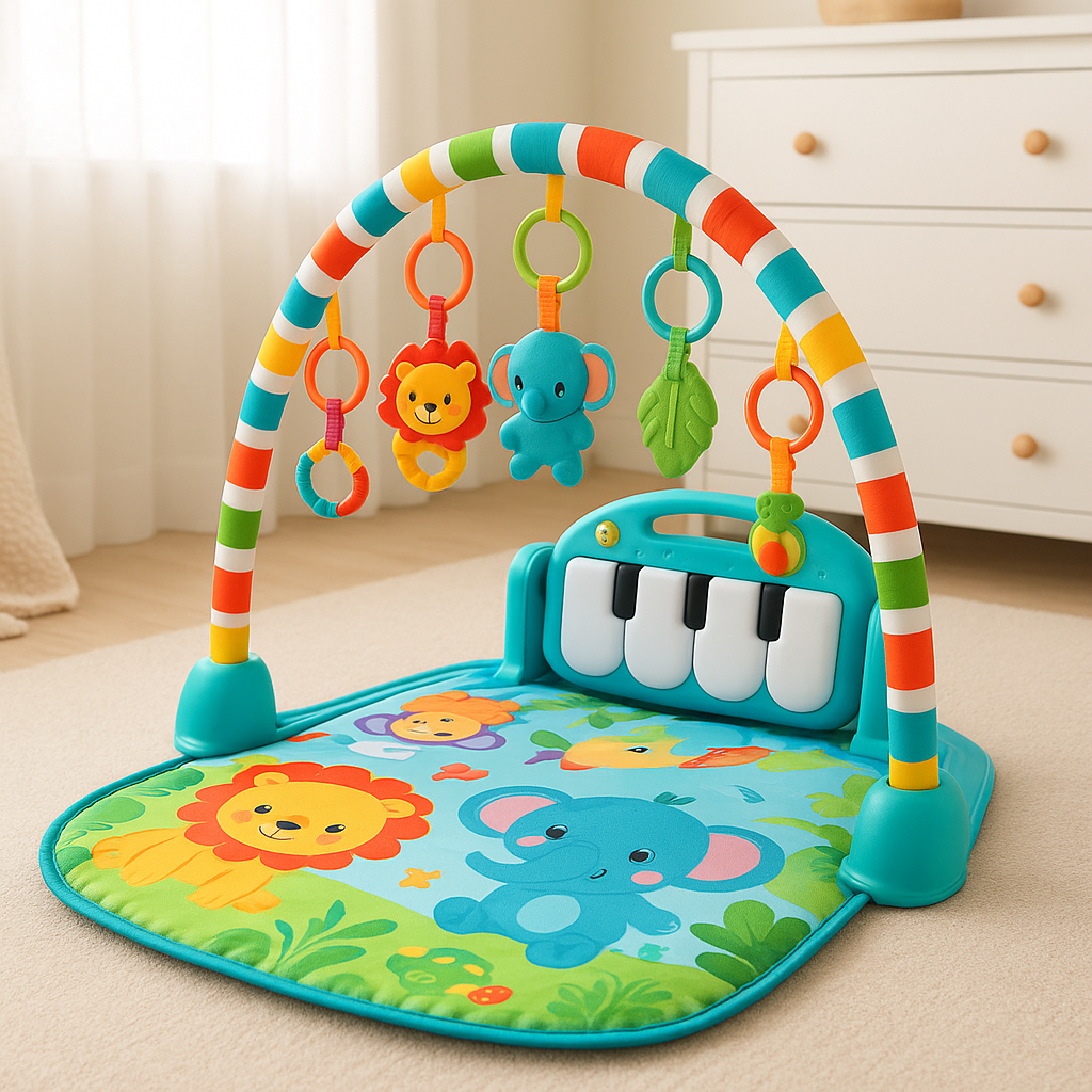 Gimnasio para bebes con piano musical - Shopyclic