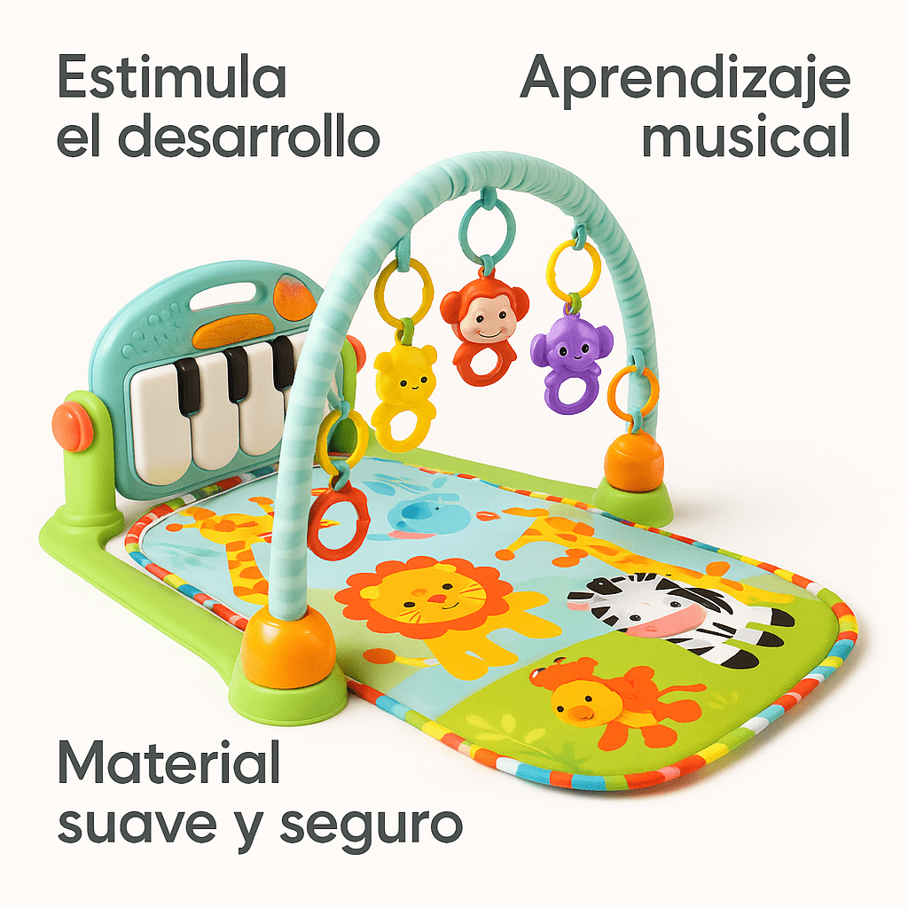 Gimnasio para bebes con piano musical - Shopyclic