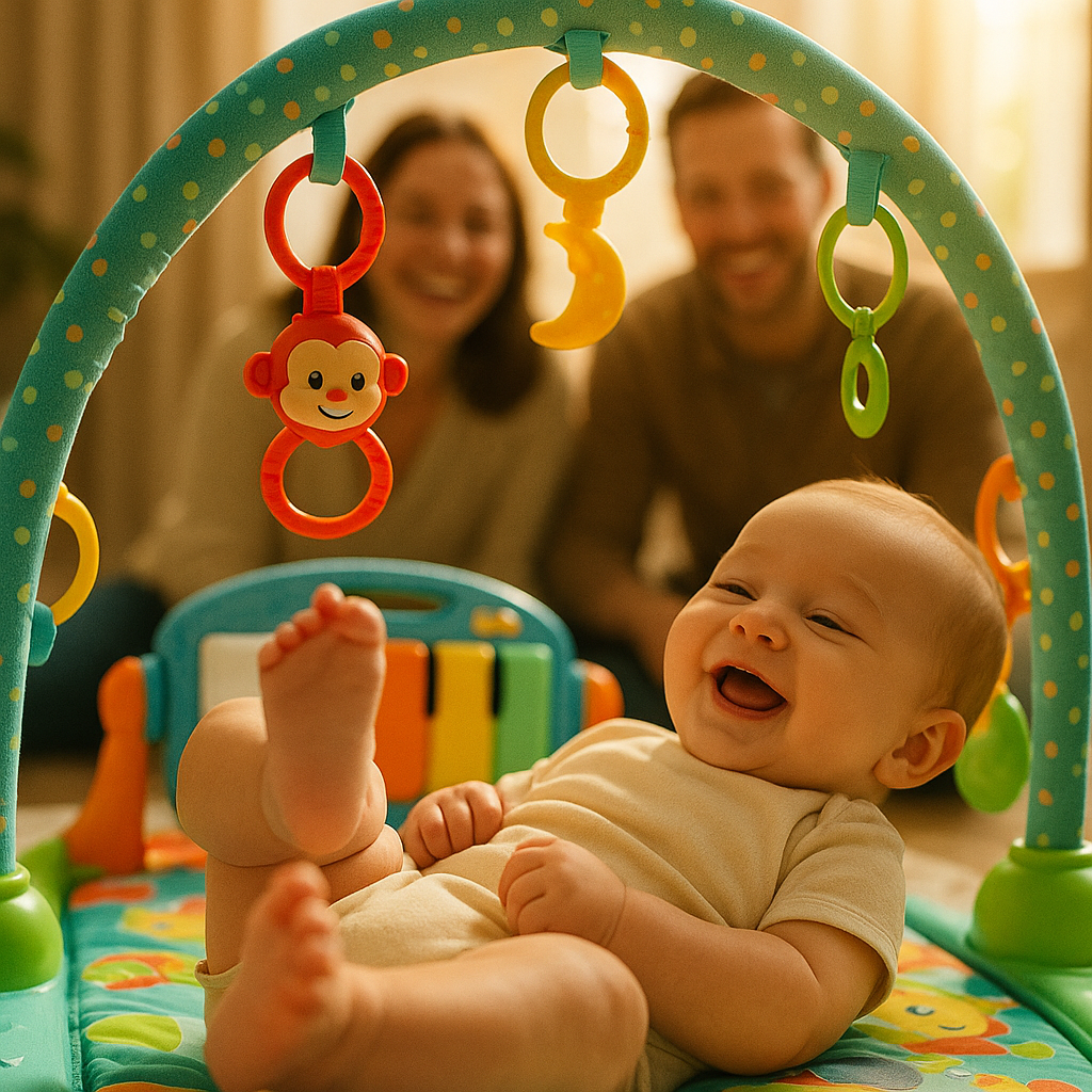 Gimnasio para bebes con piano musical - Shopyclic