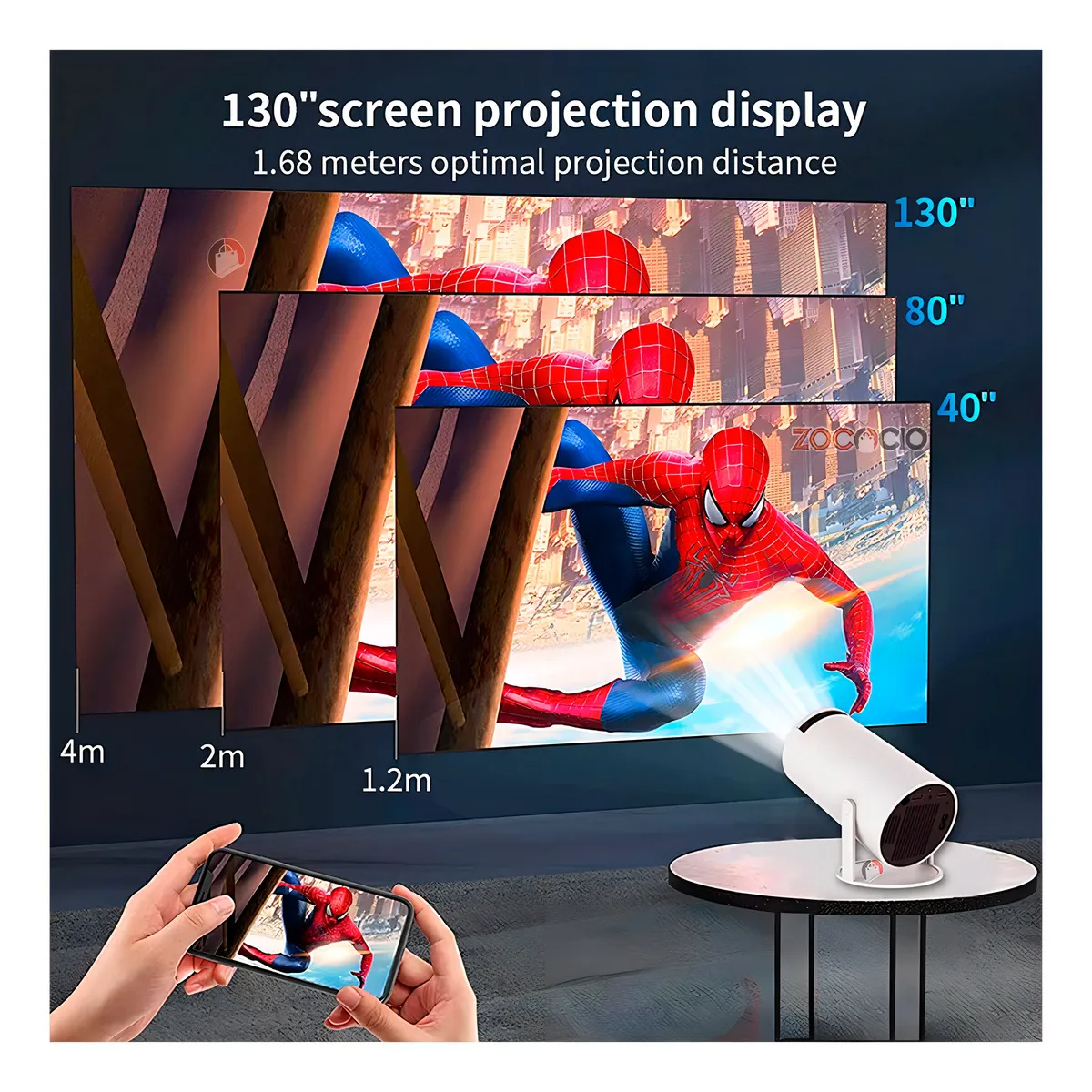 Proyector Smart Portátil HY300 - Shopyclic