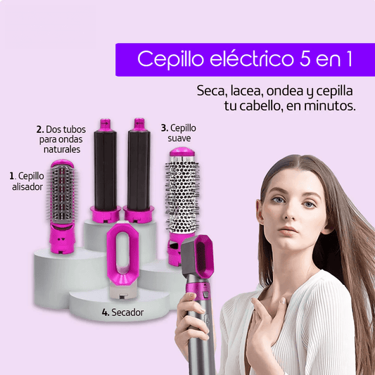 Cepillo Secador de Aire 5 en 1 - Shopyclic